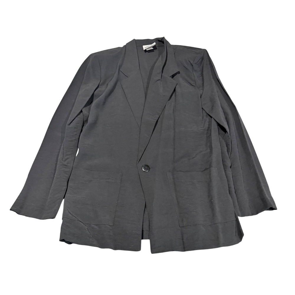 Vintage BIA‎ Born In America Black Lightweight Single Button Blazer Jacket NWT
